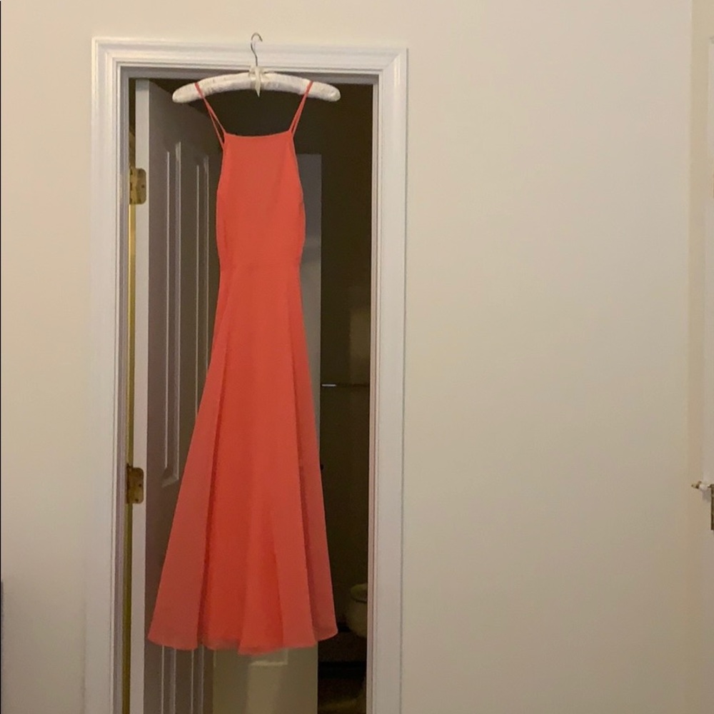 Lulu coral dress